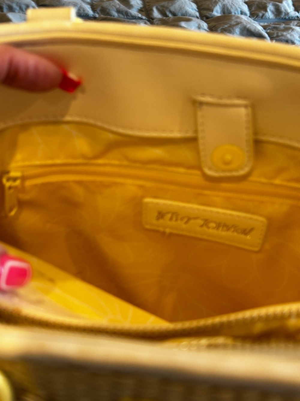 Betsey Johnson Cream and White Satchel/crossbody with Whimsical Details - Picture 11 of 15